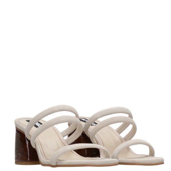 ALOHAS Women's Sandalwood Leather Sandals Size US 8 In Beige - Picture 1 of 9